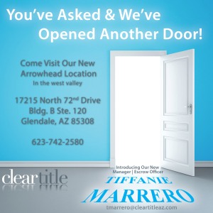 Come visit Tiffanie and Bryan at our new Arrowhead location in the West Valley!  